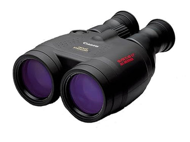 Canon 18x50 IS Allwetter Fernglas (18 fache Vergrößerung, wetterfest, Feldstecher, Präzisionsoptik, IS Bildstabilisator, manuelle Fokussierung, Dioptrinkorrektur, Porroprisma II), schwarz im Sale